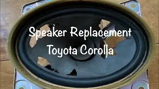 2009-2013 [2012] Toyota Corolla LE  Rear Speaker replacement | 6x9 Pioneer TS-901M
