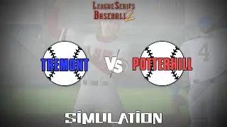 League Series Baseball 2 (2004) - Tremont vs Potterhill [Gameplay Simulation]