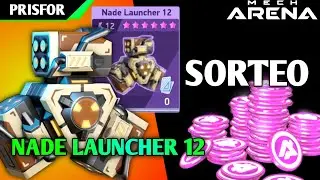🟢Nade laucher 12 con implante f2p - sorteo A-Coins | PrisFor Mech Arena