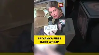 Priyanka Gandhi Hits Back at JP Nadda Over &lsquo;Abodh&rsquo; Remark on Rahul Gandhi | #priyankagandhi