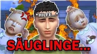Warum sind S&Auml;UGLING so ein HORROR?! | Sims 4 Nightmare Legacy Challenge