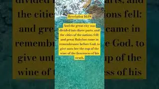 🕊️ #bibleverse #comingjudgement #babylonhasfallen #godswrath #godslove #christisking