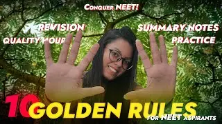 10 Golden Rules For Neet Aspirants🤩🤩🤩|Jeetfix|Neet Guidance|Neet 2022|Tanisholic