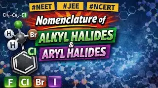 Nomenclature of Alkyl Halides & Aryl Halides #neet #jee #ncert 