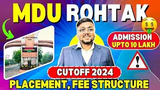 MDU ROHTAK Cutoff 2024 📈 | Placements, Fees | HSTES Counselling 2024 | MDU ROHTAK Cutoff |HSTES 2024