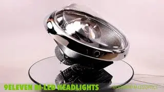 9ELEVEN BI-LED HEADLIGHTS PORSCHE 911 964 MORIMOTO M-LED
