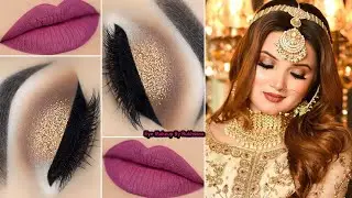 Glamorous smokey glitter eye makeup tutorial for special occasions