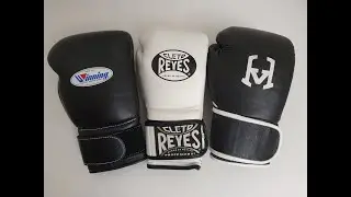 WINNING BOXING GLOVES MS-600-B, 1v1 PRO TRAINER ELITE, Cleto Reyes Training Gloves 16 oz- Сравнение