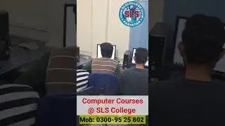 Computer Courses at SLS. A Gold Partner institute British Council  0554-625 802🖱0300-9525802