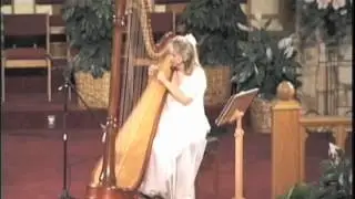 The Godfather Theme Speak Softly Love on harp  MP4 performed by Victoria Lynn Schultz