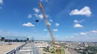 Liebherr ltm 1400 luffing demo
