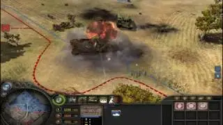 [Company of Heroes Eastern Front Mod] KV-1 MG bug vs Elefant
