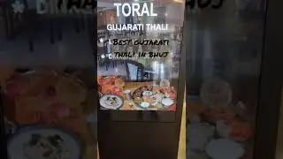 Famous Gujarati Thali in Bhuj At Hotel Comfort inn prince