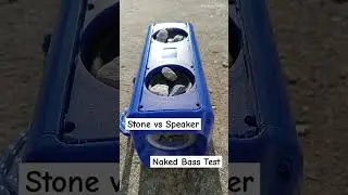 Stone 🪨 vs MZ Portable Bluetooth Speaker Bass Test 🔥, bass test speaker