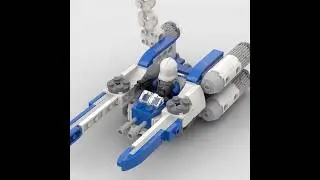 LEGO Star Wars U-Wing Microfighter - Alternate Build of 2 x 75391 Captain Rex Y-Wing Microfighter