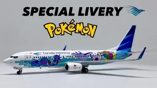 Unboxing Diecast Garuda Indonesia Pok&eacute;mon Livery &ndash; Koleksi Langka & Super Detail!