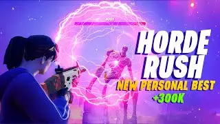 8-Year-Old Sets INSANE New Record in Fortnite Horde Rush! (Chapter 5, Season 4) Full Gameplay