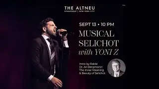 MUSICAL SELICHOT with YONI Z - Intro by Rabbi Dr. Ari Bergmann