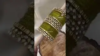 Kundan Bridal Bangle Set✨ #bridalbangles #kundanbangles #glassbangleset #kundanaccessories