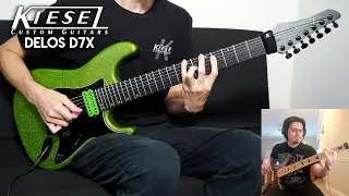 Kiesel Delos D7X 7 string guitar