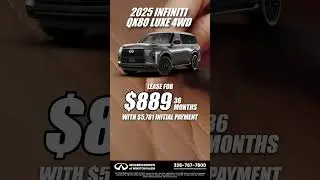 Experience the 2025 Infiniti QX80 Luxe 4WD