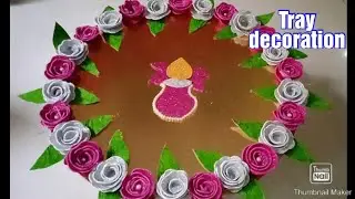 Engagement ring tray / wedding decorative tray / gift packing tray