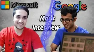 Google & Microsoft Coding Interview Rounds with Ex-Microsoft Software Engineer!