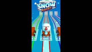 Snow Race gameplay part-3#snowrace#shorts