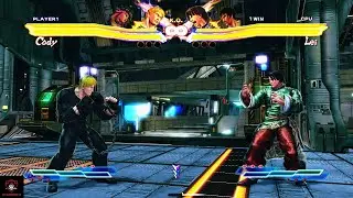 Street Fighter x Tekken Gameplay - Cody & Poison VS Lei & Law #tekken #streetfighter #gaming #games