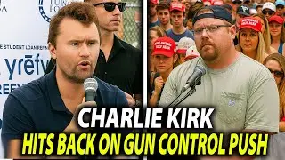 Charlie Kirk Pushes Back After Student Demands Federal Gun Control