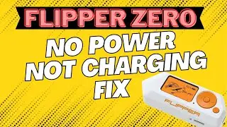 Flipper Zero Completely Dead No Power Fix