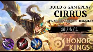 CIRRUS HONOR OF KINGS GLOBAL - GRANDMASTER GAMEPLAY | YOU MUST USE THIS BUILD!!