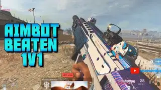 I BEAT A CHEATER USING AIMLOCK IN A 1V1 - Warzone