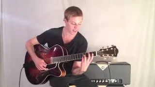 Jazz Guitar Lesson - Jazz Chord Voicings with Common Tones for Ending a Tune - Part II