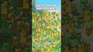 CAN YOU FIND THE SHINY POKEMON? #pokemongame #pokemon #shinypokemon