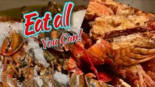 LOBSTERS AT FRESH INTERNATIONAL BUFFET SOLAIRE NORTH || UNLIMITED LOBSTERS