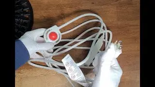 3 Grounded Outlet Extension Cord with Foot Switch and Light Indicator, 15 Feet Long, 16/3, White