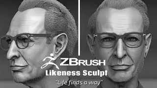 ZBrush Timelapse l Likeness sculpt