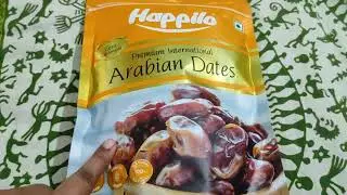 Review of Happilo premium international arabian dates under rs 199
