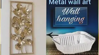 DIY modern Metal wall hanging home decor / Wall decoration idea