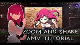 ZOOM TRANSITION + EASY SHAKE AMV TUTORIAL | AFTER EFFECTS