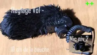 Test audio Micros HT-81/MKE-400/EX-503/Azden WLX-Pro sur HV30/GH2/Tascam DR-05