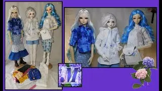 BJD Theme Park Bounding 4 - Sewing the Remaining Frosty Items