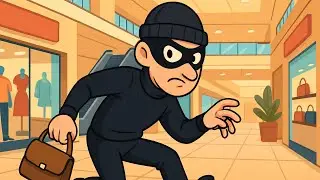 Maling Di Mall Berujung Masuk Neraka!!! - Robbery Madness: Classic Thief Indonesia