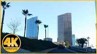 Driving Tour of Olympic Blvd & US-101 Fwy, Los Angeles [4K]