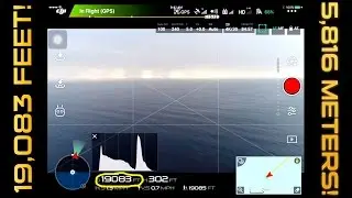 PHANTOM 4 PRO LONG RANGE TEST - 19,000 feet (3.6miles, 5.79 kilometers)