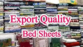Export Quality Bed Sheets | Bedding sets | Comforter | Saddar Bazar Peshawar | @Waqas_Vlogs786