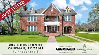 Kaufman SingleFamily Style Home with Cozy Fireplace under $450K EmpowerHome Team (214) 833-5781