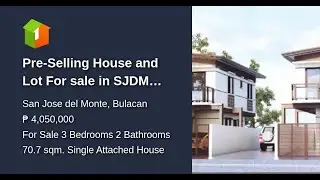 Pre-Selling House and Lot For sale in SJDM Bulacan near SM San Jose