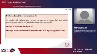 ESOC 2025 Guideline Session - ESO Guideline on aphasia rehabilitation
